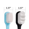 DI QIU REN Extra Soft Toothbrush for Sensitive Gums Manual Toothbrush with 8 Tubes of 10000 Soft Floss Bristle for Gum C
