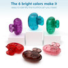 Nincha Snapon Toothbrush Head Cover for Manual and Powered Toothbrush Multiple Colors Pack of 6