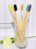 Goaycer Eco Friendly Bamboo Toothbrush 10Pack Medium Firm Bristles Biodegradable Bulk Wooden Toothbrushes