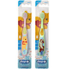 OralB Baby Manual Toothbrush Pooh Characters 03 Years Old Extra Soft Characters Vary Pack of 2