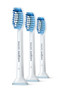 Philips Sonicare Genuine Sensitive Replacement Toothbrush Heads for Sensitive Teeth 3 Brush Heads White HX605364