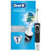 OralB Vitality FlossAction Electric Toothbrush with Replacement Brush Head Black