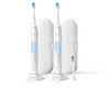 Sonicare Protective Clean Rechargeable Toothbrushes 2 Handless 3 Brush Heads 2 Travel Case 2 Chargers