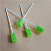 MUNKCARE Treated Dentifrice Oral Swabs Dental Swabs Mouth Cleaning Sponge Swabs 250pcs Fruit Green