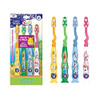 GuruNanda Kids Toothbrush with Suction Cup Fun Animal Designs Soft Bristles for Healthy Gums NonSlippery MessFree Toothb