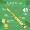 GuruNanda Kids Toothbrush with Suction Cup Fun Animal Designs Soft Bristles for Healthy Gums NonSlippery MessFree Toothb