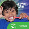 Brilliant Oral Care Child Toothbrush with Soft Bristles and Round Head for a Kid Approved Easy to Use AllAround Clean Mo