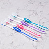 Super Soft Tapered Bristle Toothbrush with Tongue Cleaner Assorted Colors 4 Count