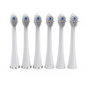 Waterpik Genuine Compact Size Replacement Brush Heads With Covers for SonicFusion Flossing Toothbrush SFRB2EW 6 Count Wh