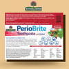 Natures Answer PerioBrite Toothpaste Cinnamint 4Ounces Fluoride Free with CO Q10 for Sensitive Teeth Whitens Teeth Fresh