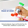 Brilliant Oral Care Kids Fluoride Free Toothpaste Spry Gel with Xylitol Strawberry Banana Flavor for Ages 3 Months 2 fl