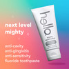 hello 8 in 1 Mighty MultiTasker Fluoride Toothpaste Pack SLS Free Toothpaste with Fluoride Antigingivitis and Antisensit