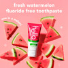 Hello Fresh Watermelon Fluoride Free Kids Toothpaste 42 Oz Tube Pack of 3