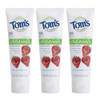 Toms of Maine Anticavity Fluoride Childrens Toothpaste Kids Toothpaste Natural Toothpaste Silly Strawberry 42 Ounce 3 Co