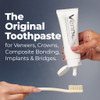 Venneir Professional Toothpaste for Veneers Implants Bondings Crowns Sensitive Teeth Stain Removing Whitening Natural SL