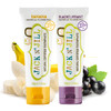 Jack N Jill Natural Toothpaste for Kids Fluoride Free Toothpaste 40 Xylitol BPA Free Banana Blackcurrant 176 oz Pack of