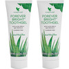 Forever Living Bright Toothgel FluorideFree Aloe Vera Gel with Bee Propolis PeppermintSpearmint Flavor 46 oz 2 Pack