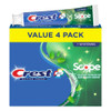 Crest Whitening Plus Scope Complete Active Fresh Whitening Toothpaste 55oz Toothpaste Sensitive Teeth Pack of 4