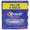 Crest Toothpaste 3D Glamorous White Mint Packaging May Vary 38 Oz Pack of 4