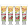 Burts Bees Kids Toothpaste Strawberry Flavor with Fluoride Strawberry Splash 47 oz Pack of 4