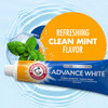 ARM HAMMER Advance White Toothpaste Teeth Whitening Baking Soda Toothpaste with Stain Defense Technology and Fluoride Cl
