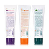 Himalaya Botanique Kids Toothpaste with Xylitol Variety Pack of Bubble Gum Orange Cool Mint Fluoride Free Toothpaste Veg