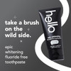 hello Epic Whitening Charcoal Fluoride Free Toothpaste Activated Charcoal Toothpaste with Coconut Oil Whitens Teeth Natu