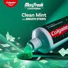 Colgate MaxFresh Clean Mint Toothpaste Pack Fresh Breath Toothpaste with Fluoride and Hundreds of Mini Breath Strips Lea