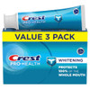 Crest Base ProHealth Whitening Toothpaste 43oz Triple Pack Teeth Whitening