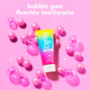 Hello Unicorn Sparkle Kids Toothpaste with Fluoride Bubble Gum Toothpaste 42 Oz Tube Pack of 3
