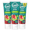 Toms of Maine Watermelon Wiggle Kids Toothpaste with Fluoride Kids Natural Toothpaste For Children Ages 2 and Up Helps P