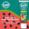 Toms of Maine Watermelon Wiggle Kids Toothpaste with Fluoride Kids Natural Toothpaste For Children Ages 2 and Up Helps P