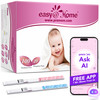 EasyHome Ovulation Test Strips and Pregnancy Test Strips Combo Kit Package May Vary 100LH20HCG