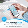 EasyHome Digital Basal Thermometer for Ovulation Backlight LCD Display 1100th Degree High Precision BBT Memory Recall NO