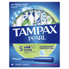 Tampax Pearl Plastic Tampons Super Absorbency Scented 18 Count