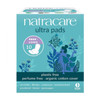 Natracare Slim Fitting Ultra Pads with Wings Long Made with Certified Organic Cotton Ecologically Certified Cellulose Pu
