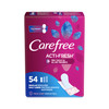 Carefree ActiFresh Body Shaped Regular Pantiliners Fresh Scented 54 Count Pack of 1 Package May Vary