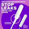 Tampax Radiant Tampons Regular Absorbency Unscented 28 Count