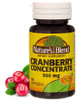 Nature's Blend Cranberry Concentrate 500 mg 60 Sgels online at globaldelivered