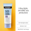 Neutrogena Ultra Sheer DryTouch Sunscreen For Face Body SPF 55 Broad Spectrum UVAUVB Protection Lightweight Water Resist