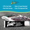 Zinka Colored Zinc Oxide Sunblock High Zinc Formula for Nose and Face Water Sweat Resistant Black