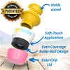 Solar Buddies Sunscreen Applicator Single Pink Refillable Roll on Sponge Sunscreen Suncream Lotion Applicator For Kids A