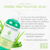 Clean Easy Post Waxing Treatment Aloe Vera Gel for After Wax Care Soothes Irritated Skin NonGreasy Removes Excess Wax Re