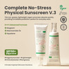 AXISY Complete NoStress Physical Sunscreen V3 SPF 50 Mineral Face Sunscreen Moisturizer with 2 Niacinamide Zinc Oxide fo
