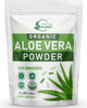 Organic Aloe Vera Powder for Hair Face Aloe Barbadensis AloeVera Extract USDA Certified by Proud Planet 1 Pound 16 Ounce
