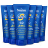 Coppertone Sport Sunscreen Lotion SPF 50 Sweat Heat and Water Resistant Sunblock Lightweight Oxybenzone Free Travel Size