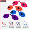 Super Sunnies UV Eye Protection FDA Compliant Eyeshields Tanning Bed Goggles Red Light Theraphy Glasses with Strap 12 Pa