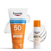 Eucerin Sun Advanced Hydration SPF 50 Sunscreen Lotion 5 Fl Oz Age Defense Face Sunscreen Lotion SPF 50 25 Fl Oz Hypoall