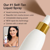 Fake Bake Flawless SelfTanning Liquid StreakFree LongLasting Natural Glow For All Skin Tones Sunless Tanner Includes Pro