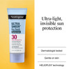 Neutrogena Ultra Sheer DryTouch Sunscreen for Face Body Helioplex SPF 30 Broad Spectrum UVAUVB Lightweight Water Resista